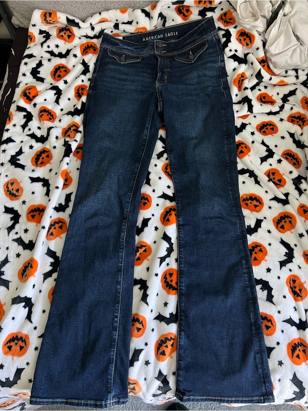 American Eagle Outfitters Dark Blue Flare Jeans